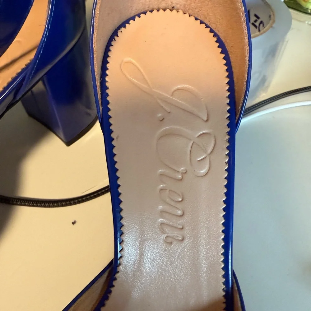 J Crew EUC  Women's Heels size 6.5 - Picture 4 of 5